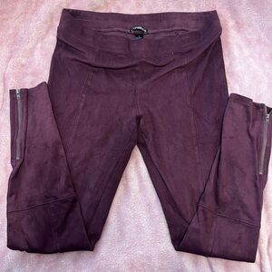 Express Deep Purple Leggings